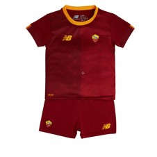 AS Roma Hemmaställ Barn 2022-23 Korta ärmar (+ Korta byxor)